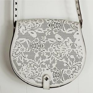 rebecca minkoff • studded saddlebag purse